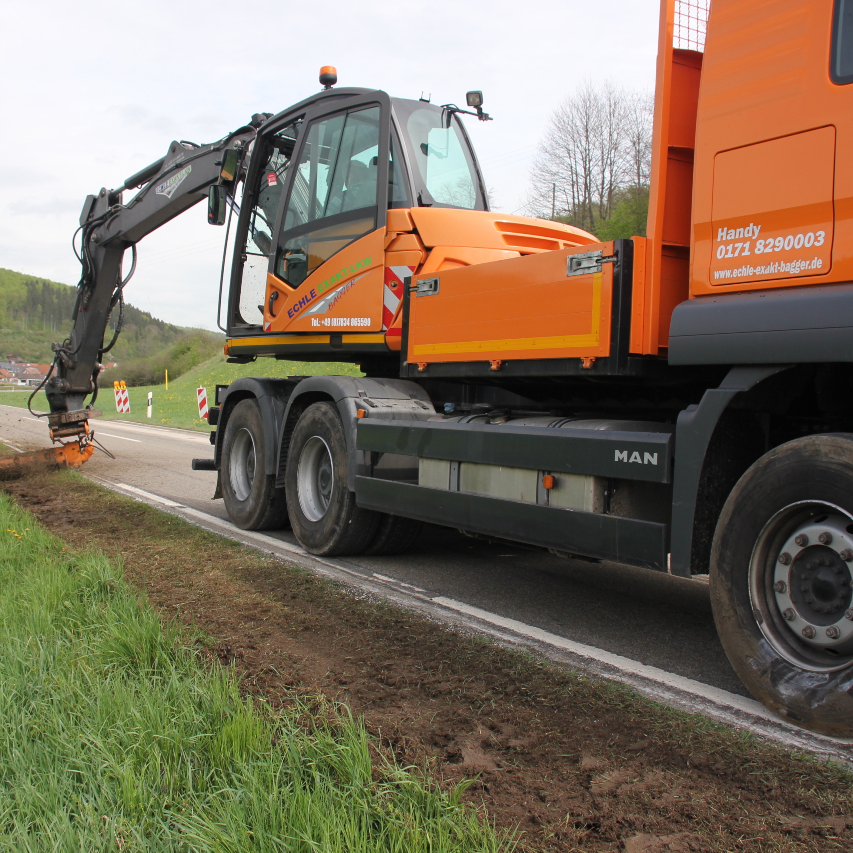 LKW-Kran LKW-Bagger