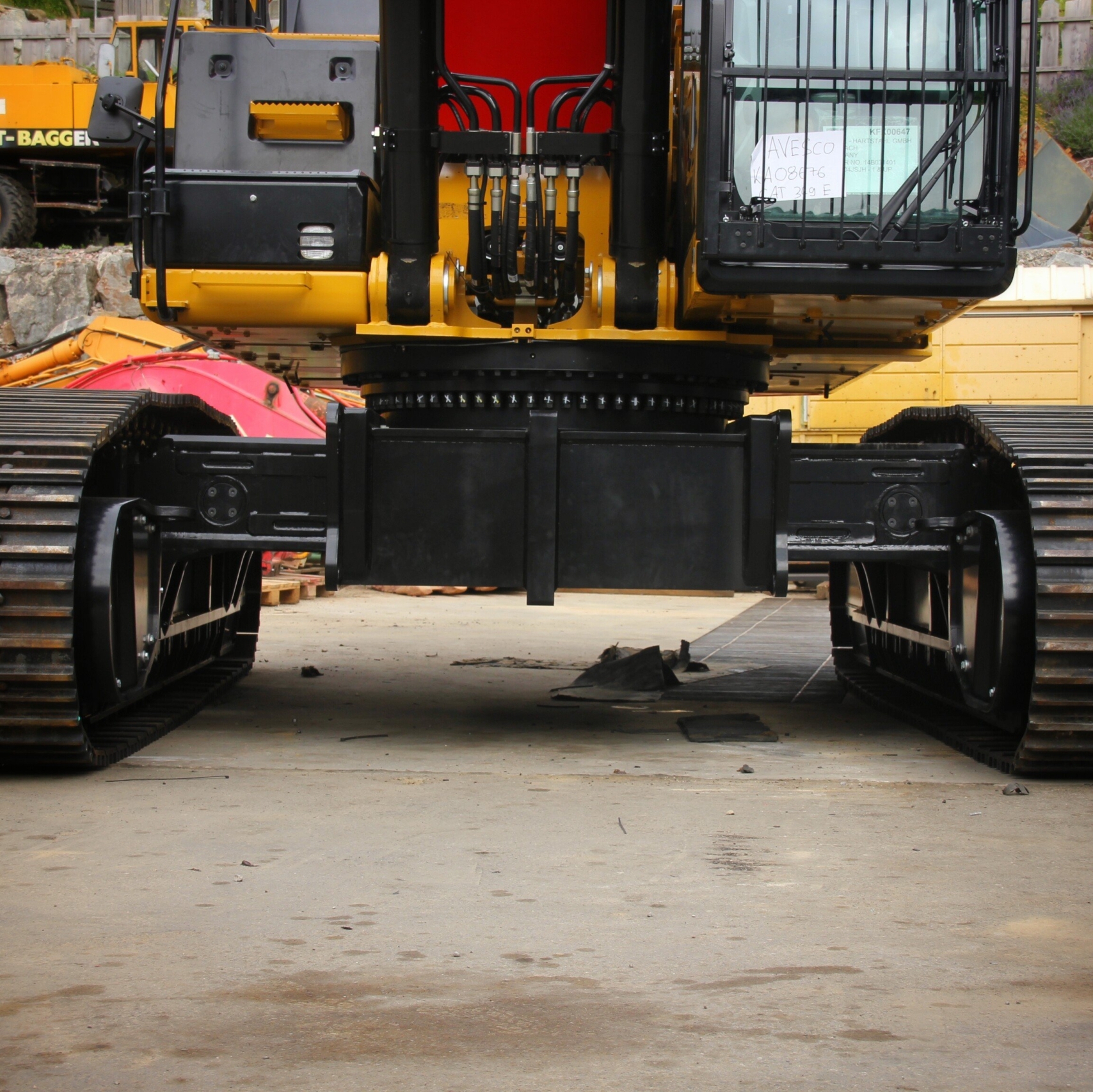 Hydraulisch verstellbares Fahrwerk