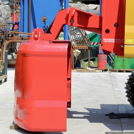 Hydraulisch absetzbares Kontergewicht