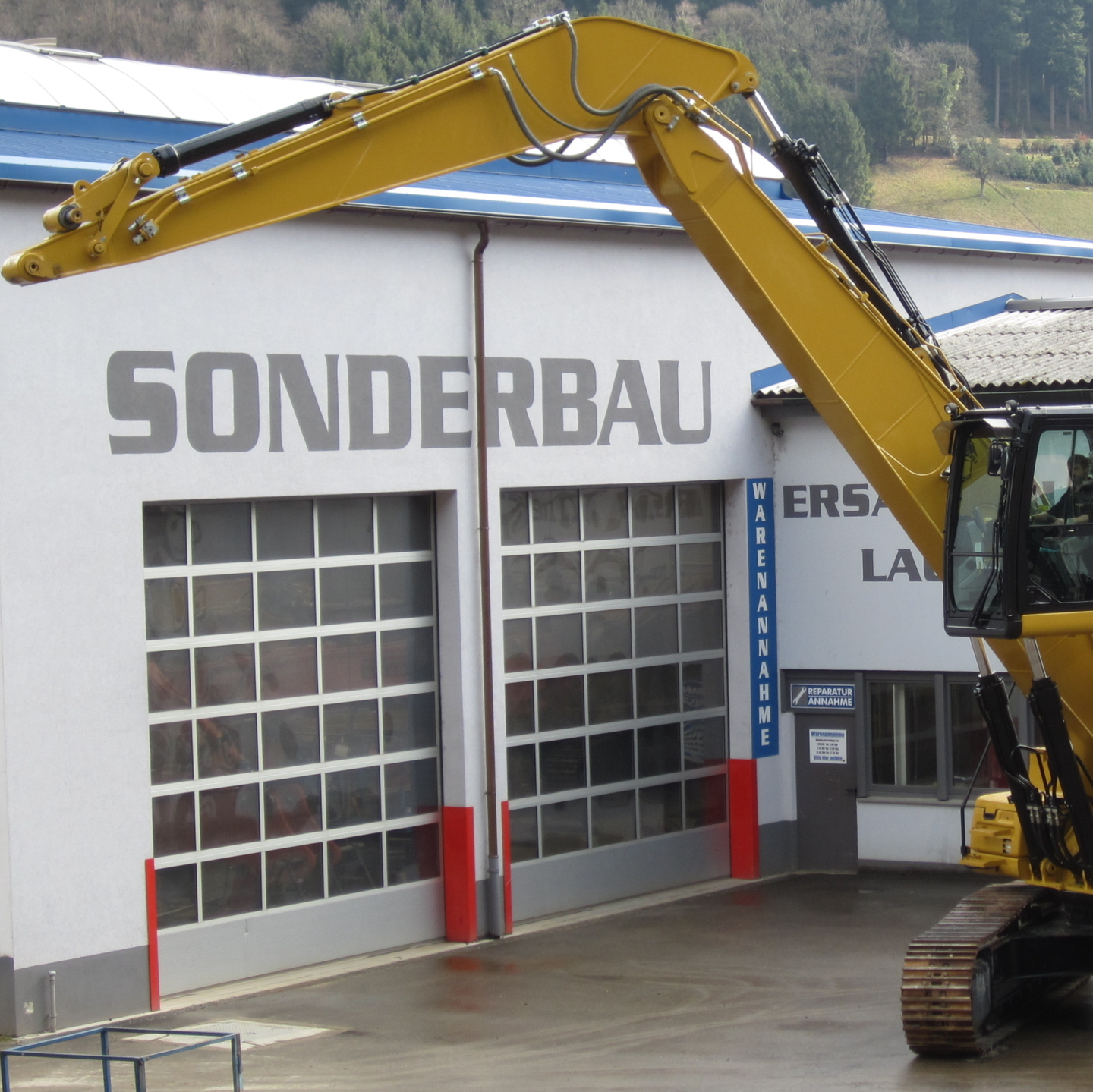 Ausleger Materialumschlag