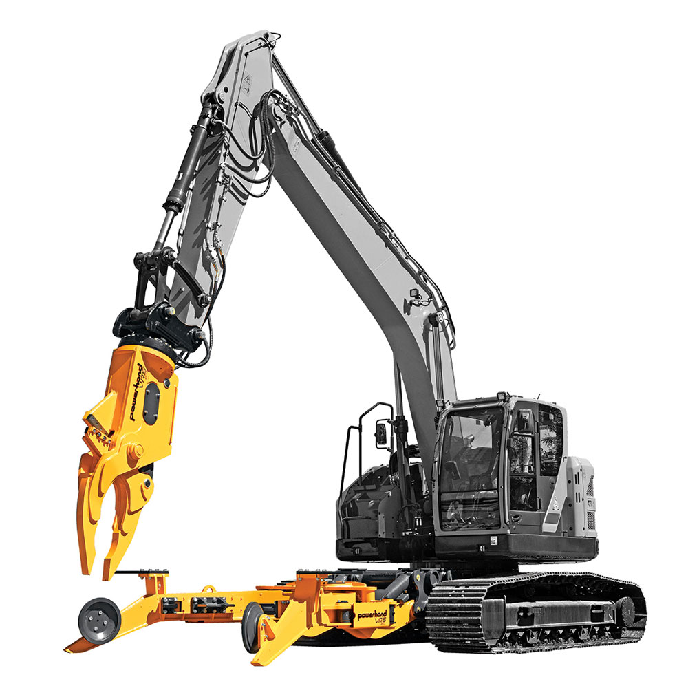Fahrzeug-Recycling mit Powerhand