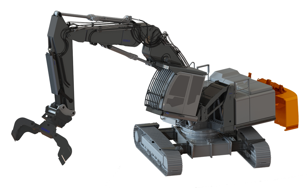 Baggermodell Kontergewicht