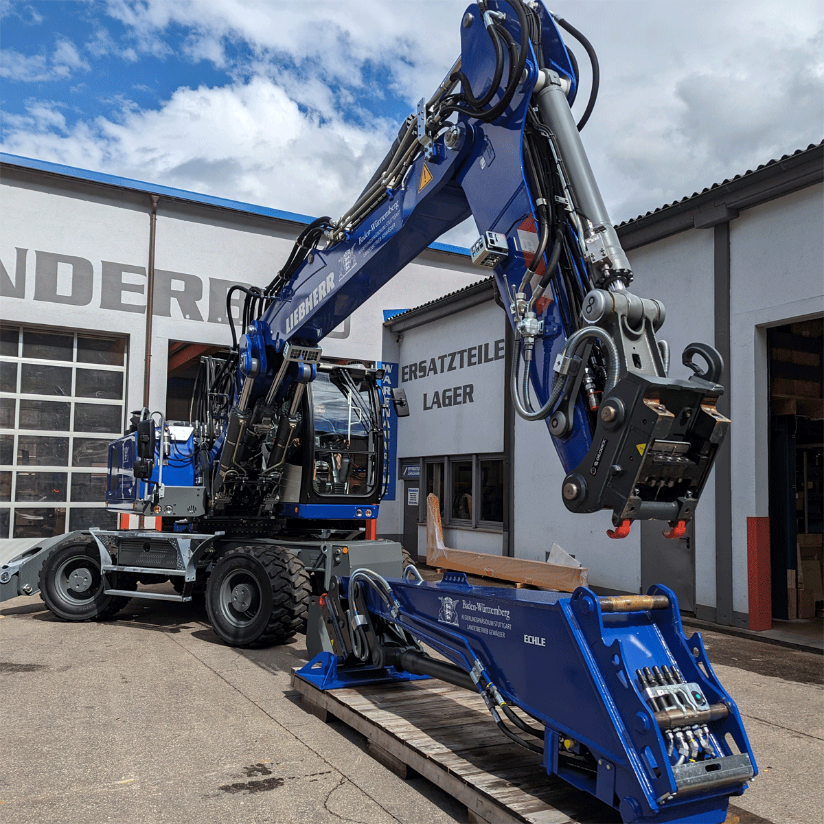 ECHLE: Umbau eines Liebherr A924